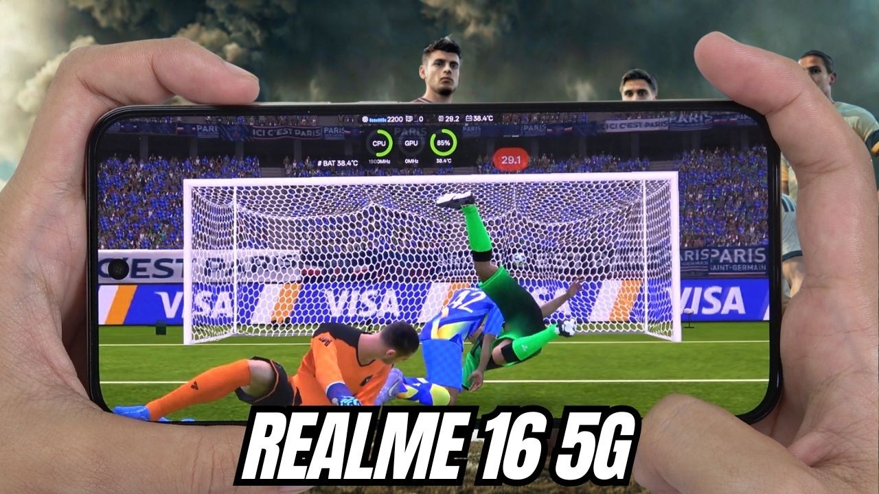 REALME 16 5G Test Game FC MOBILE 2026 | Dimensity 6400 Turbo Gaming