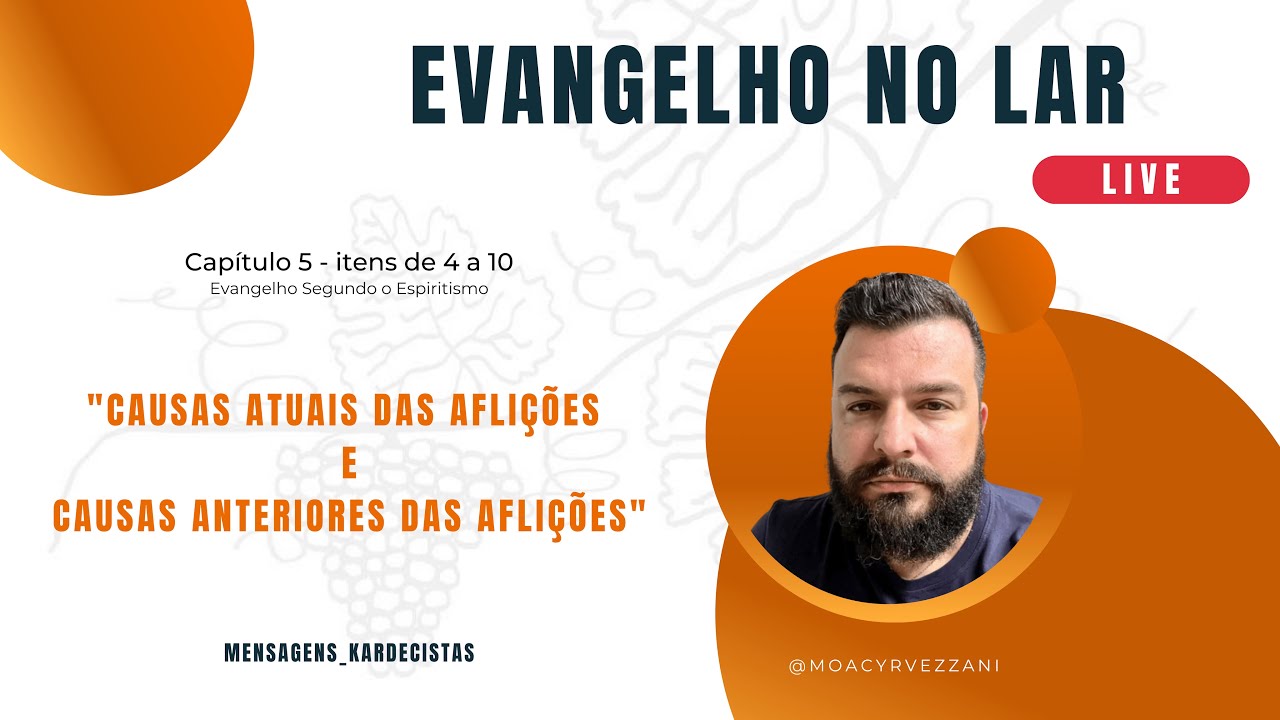 Live do evangelho no lar com Moacyr Vezzani