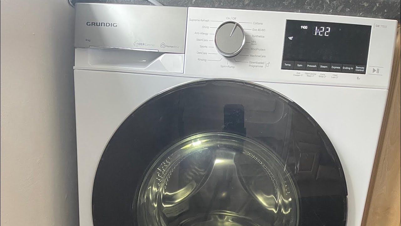 Grundig GR 7700 with FIBERCatcher WaterCare HomeWhiz and recycled PET tub Review (Faulty from day 1)