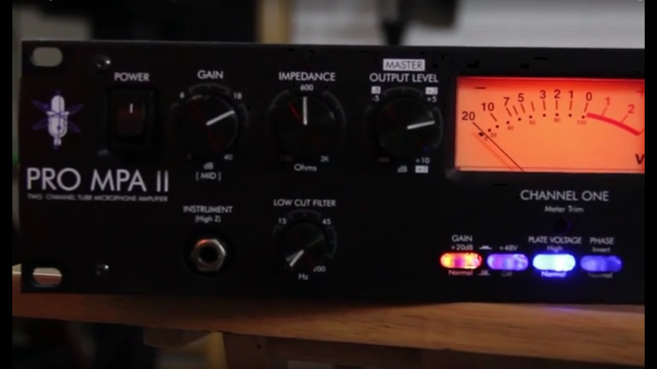 Art Pro MPA II Preamp Vocal Demo with Focusrite Scarlett