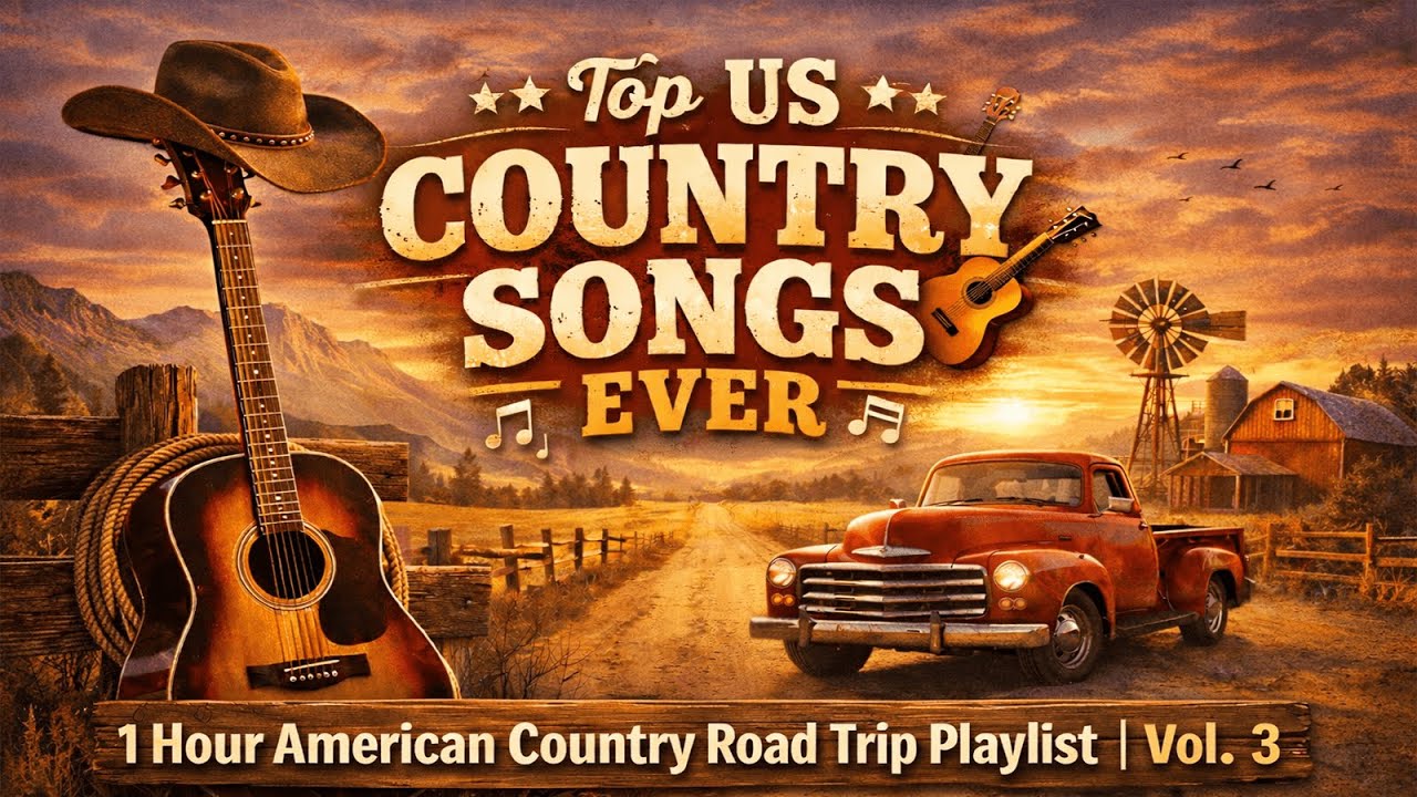Top US Country Songs Ever 🎸 | 1 Hour American Country Road Trip Playlist | Vol. 3