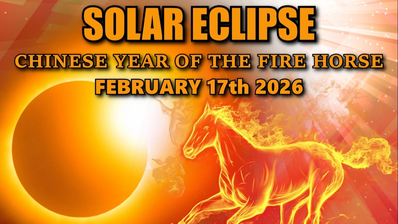 Solar Eclipse, Chinese Year of the Fire Horse February 17th 2026