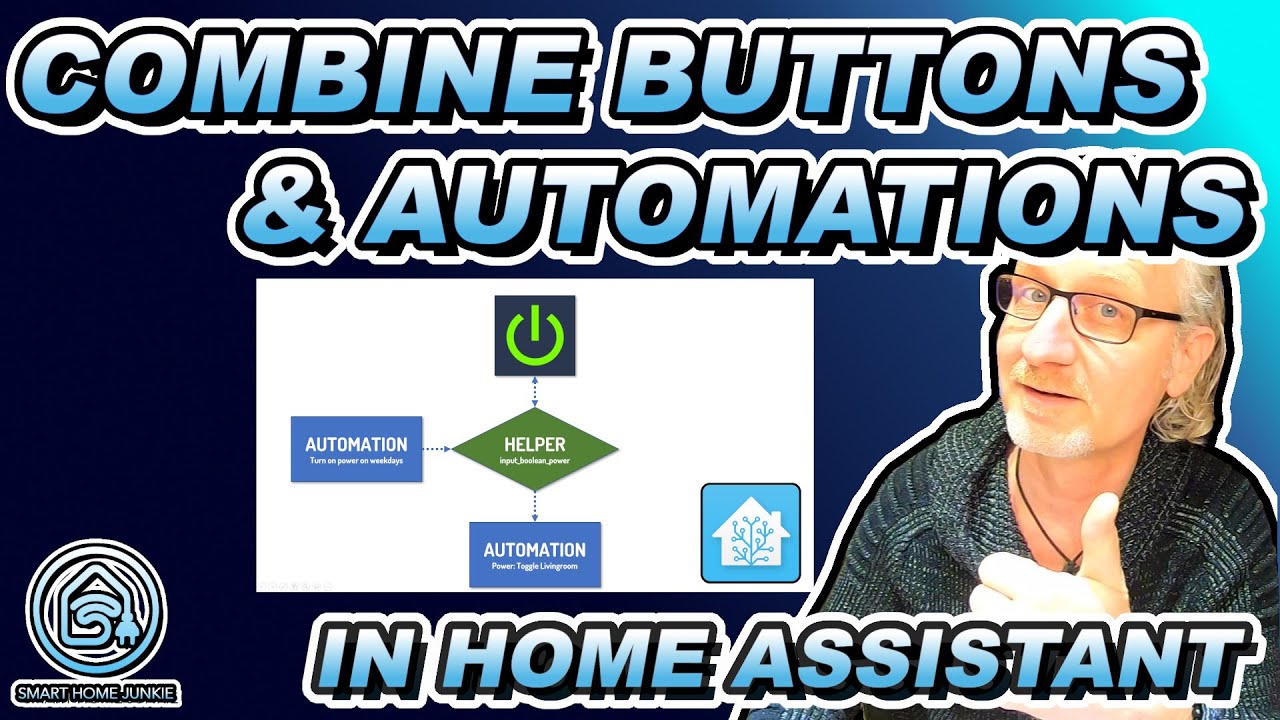 How to Combine BUTTONS and AUTOMATIONS in Home Assistant - Tutorial