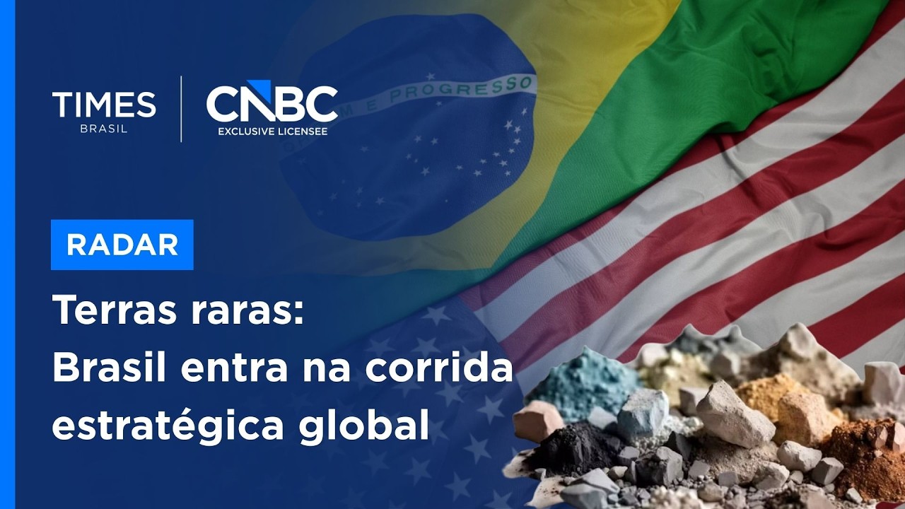 EUA financiam mineradora brasileira de terras raras e buscam parceria estratégica