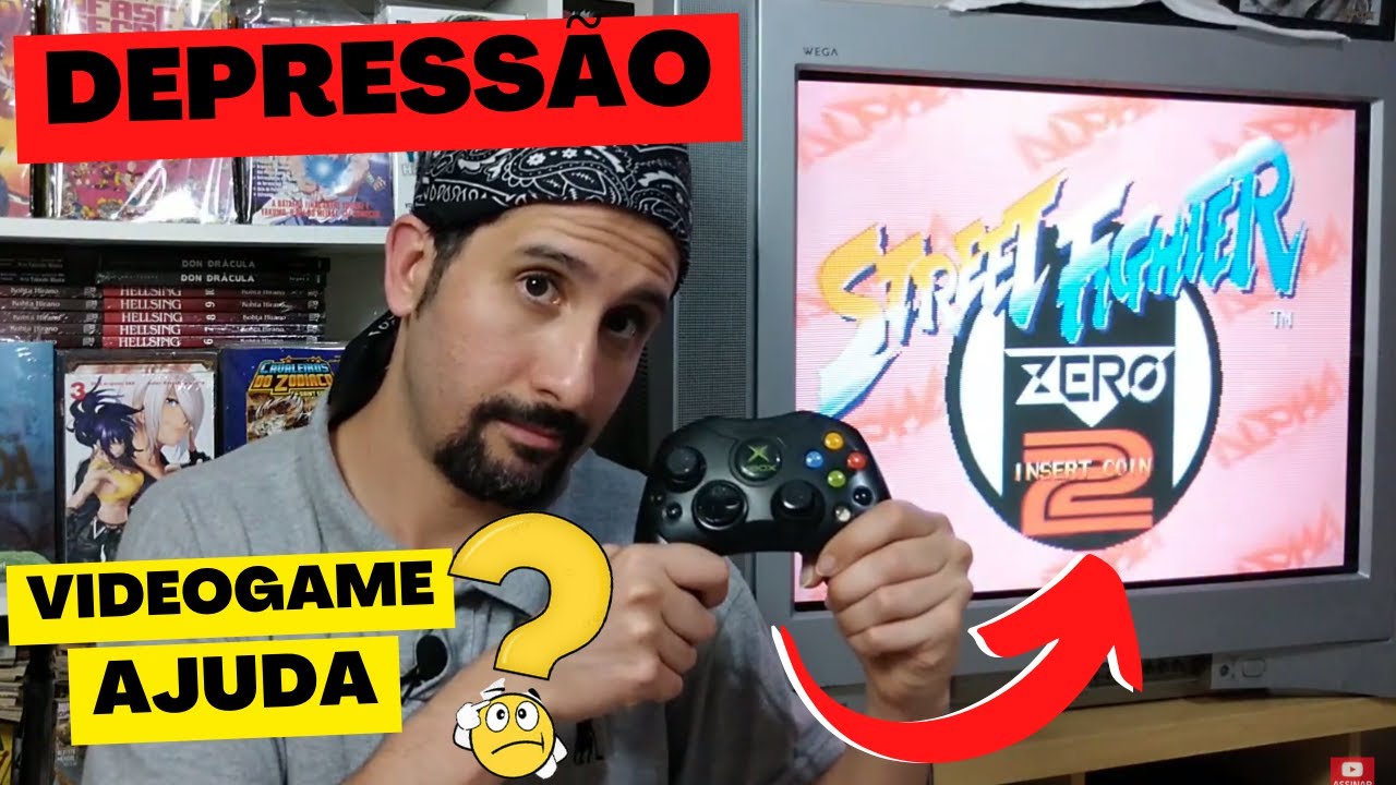 Os VIDEOGAMES podem ajudar na LUTA contra a DEPRESSÃO?