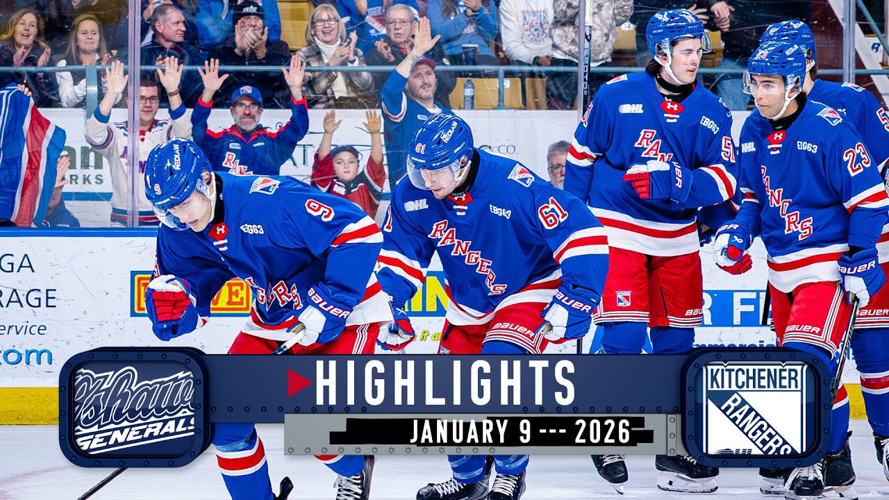 Game Highlights | Generals vs. Rangers - Jan. 9th, 2026