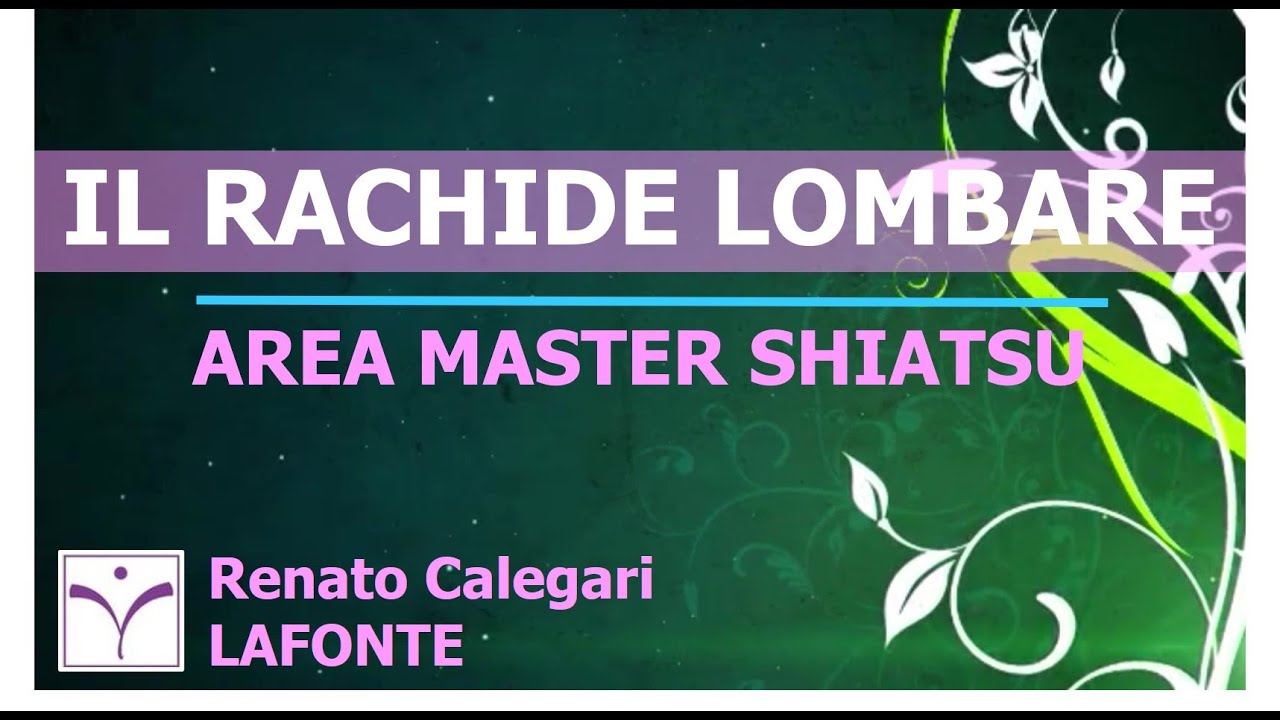 Rachide lombare, trattamento con Shiatsu e Moxa