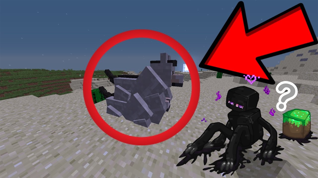 Minecraft: SVĚTOVĚ NEBEZPEČNÍ MOBOVÉ - MUTANT CREATURES PŘES JEDINÝ COMMAND!!
