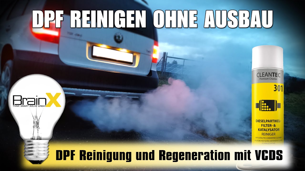 DPF reinigen ohne Ausbau - CLEANTEC Dieselpartikelfilter Reiniger Spray