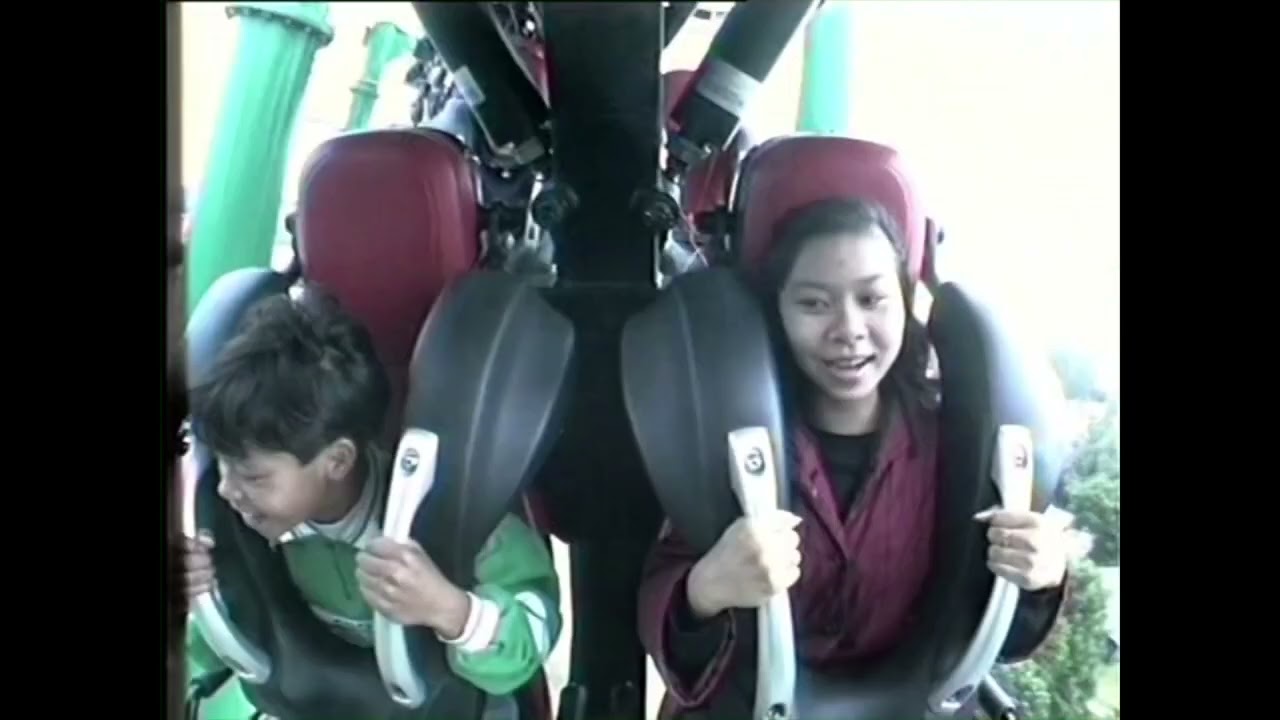 Classic 🎢: Prototype Vekoma Suspended Looping Coaster video as El Condor at Walibi Flevo