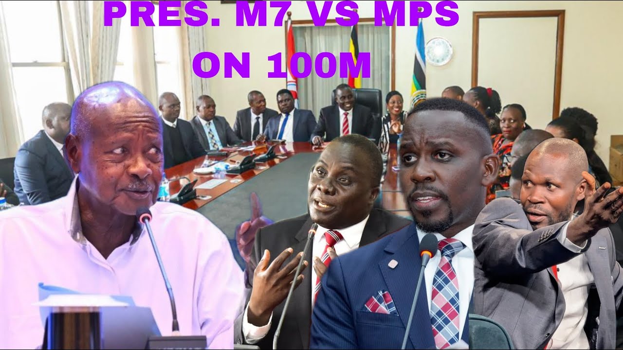 PRESIDENT MUSEVENI ATABUKIDDE BA MP BA OPPOSITION  KU SENTE MILLION 100 ZEYABAWADDE BA MP