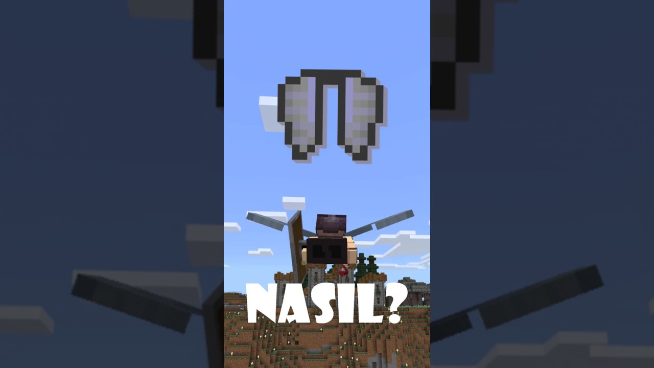 Elitra Nasıl Tamir Edilir? #minecraft #elytra #phantom #minecraftbuilding #minecraftmemes  #gaming