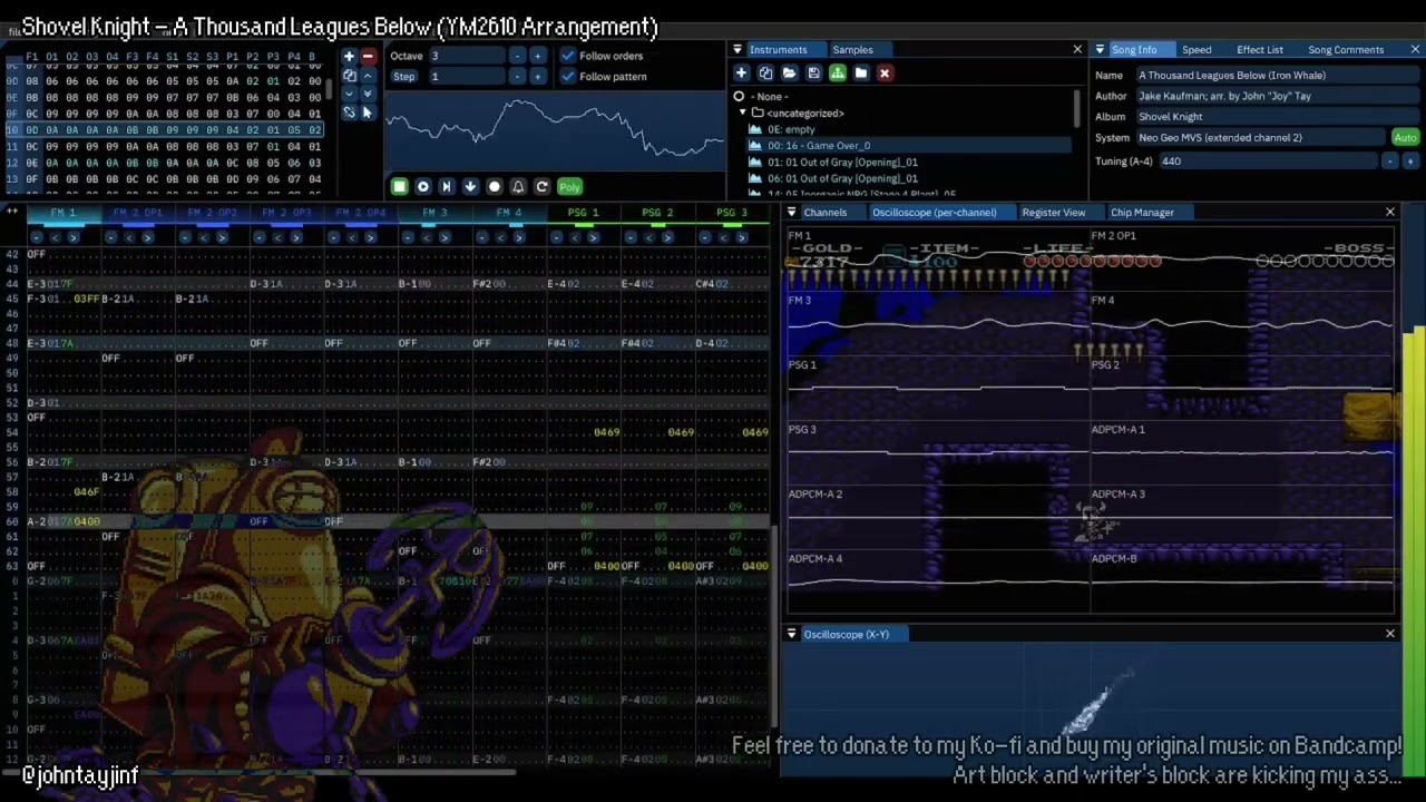 Shovel Knight - A Thousand Leagues Below (YM2610 Arrangement)