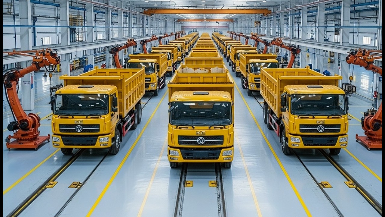 Inside the Dongfeng KC Factory | How Heavy‑Duty Dump Trucks Are Built (Full Process)