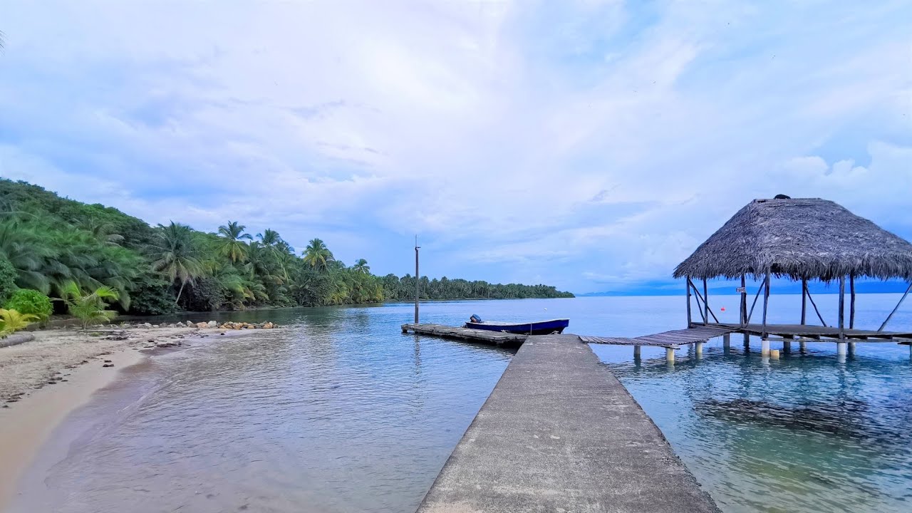 Virtual walk of wild Caribbean beach and Jungle | Bocas del Toro, Panama