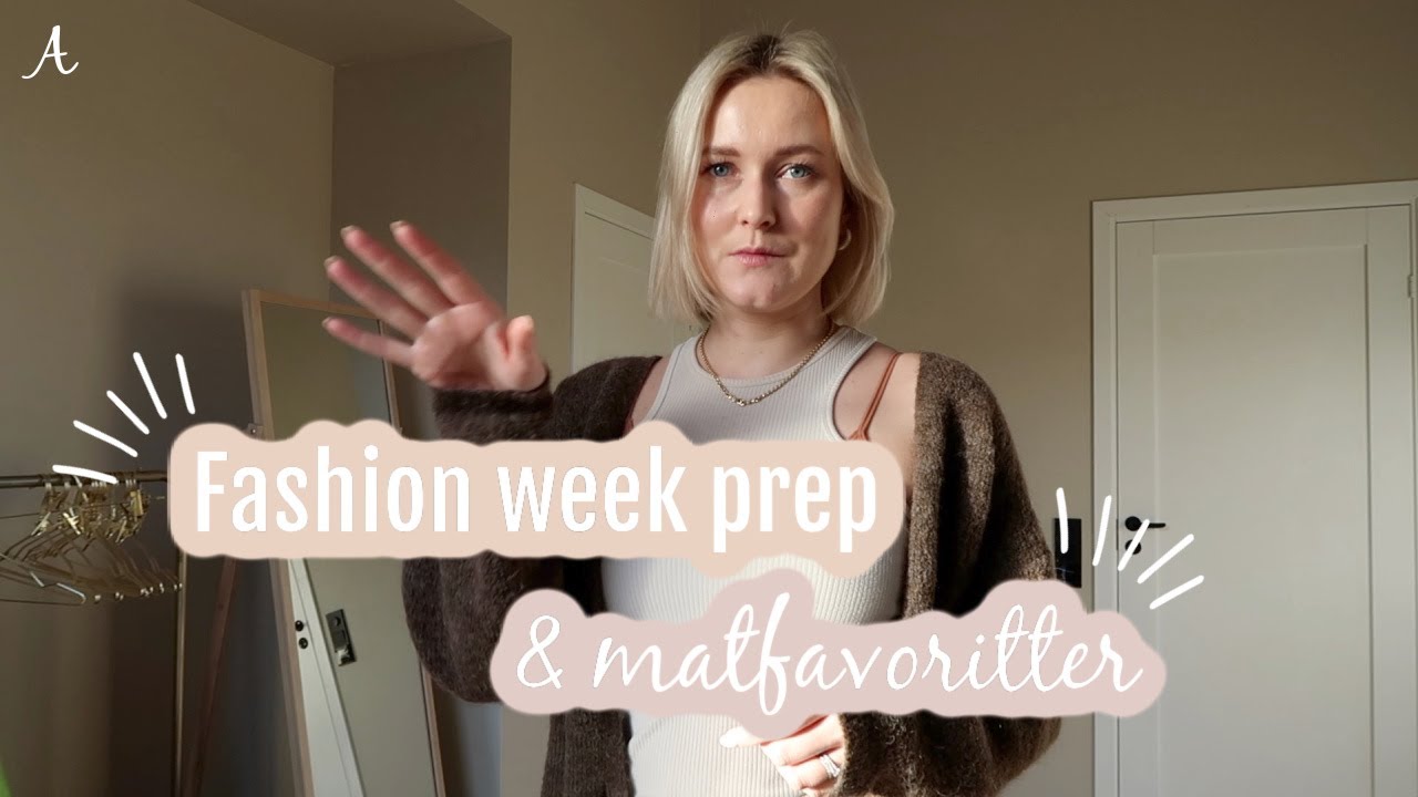 Forberedelser til fashion week, favoritt frokost og lunsj og litt nytt i skapet - vlogg I KAJA-MARIE