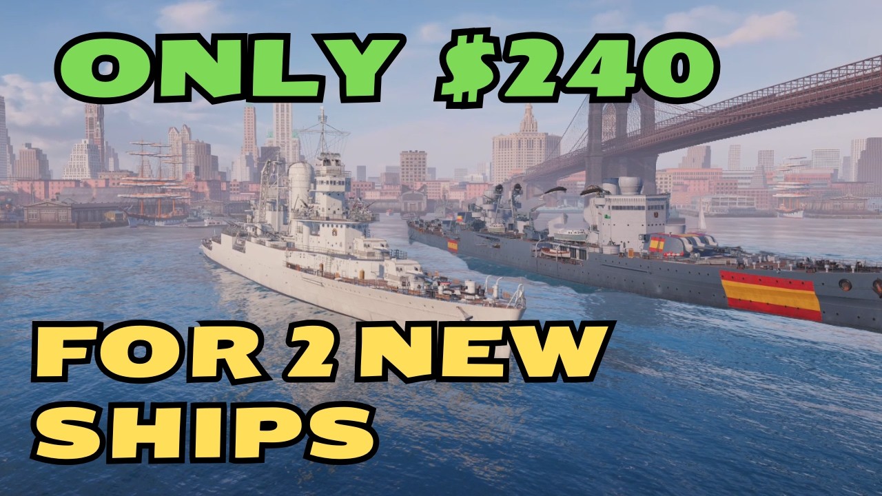 New Ships Available Today - Are they Worth it? - World of Warships Legends
