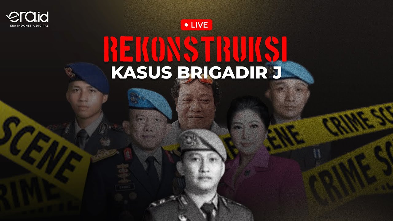 LIVE: Rekonstruksi Kasus Penembakan Brigadir J
