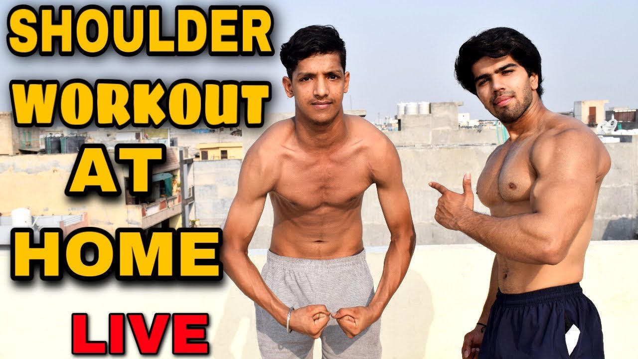 BEGINNER SHOULDER WORKOUT AT HOME| LIVE STREAM BADRI FITNESS