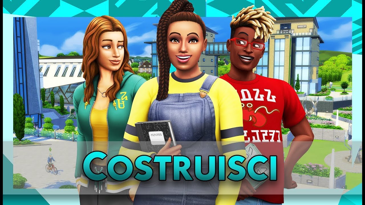 🎓THE SIMS 4 VITA UNIVERSITARIA - COSTRUISCI🎓