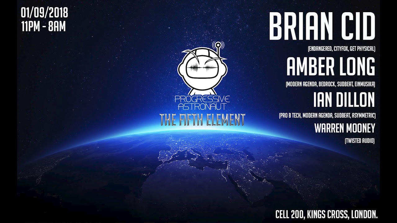 Amber Long live from Progressive Astronaut - The Fifth Element - FULL MIX