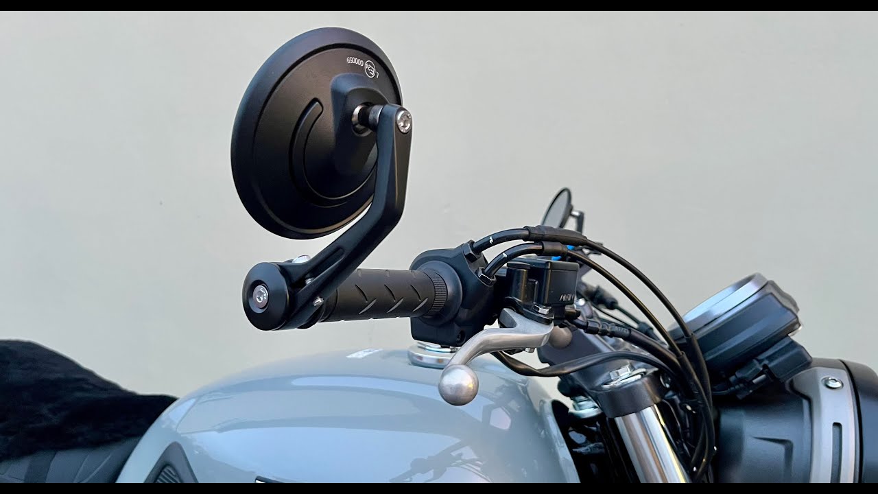 Распаковка и установка боковых зеркал Honda GB350S