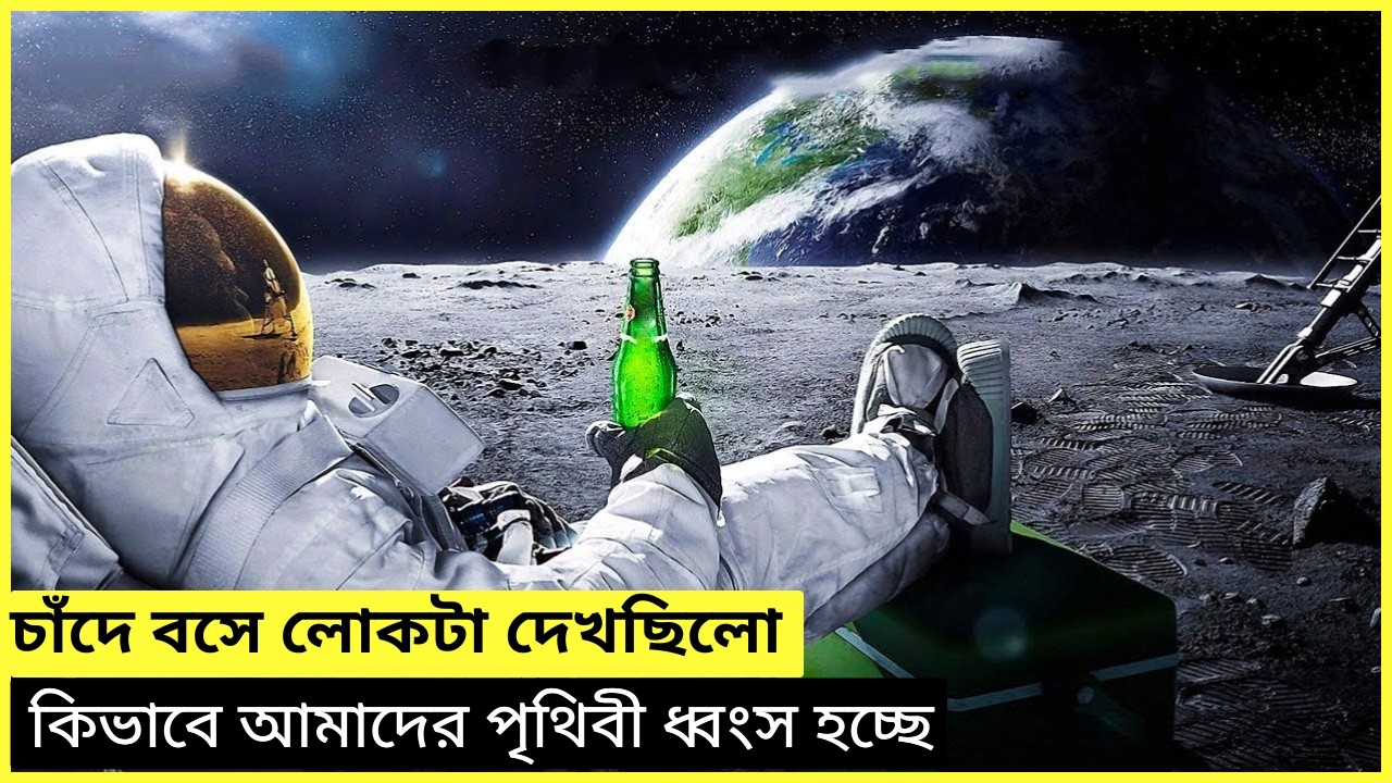 চাঁদে বসেই রিল্যাক্সে পৃথিবীর ধ্বংস  দেখছিলো লোকটা  কিন্তু জানতই না...। movie explain Bangla ।