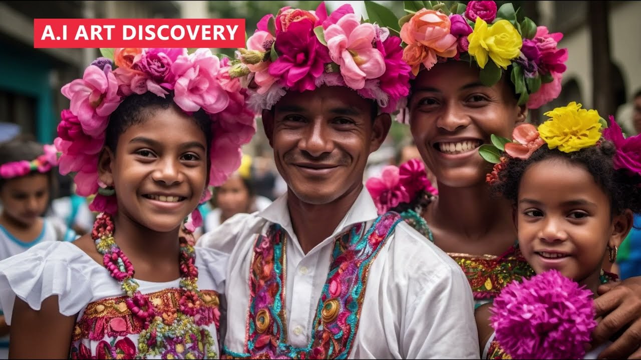 Asking A.I To Create a Family Photo From Every Country