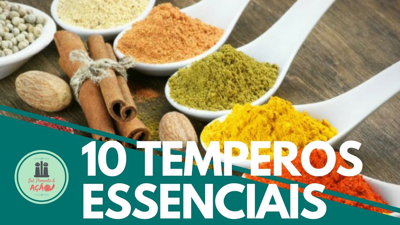10 TEMPEROS ESSENCIAIS PARA TER EM CASA | ESPECIARIAS