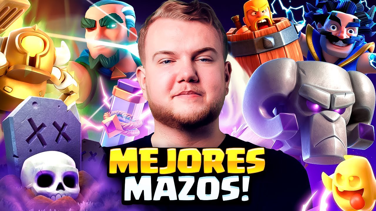 TOP 5 MEJORES MAZOS DEL MUNDO EN CLASH ROYALE!