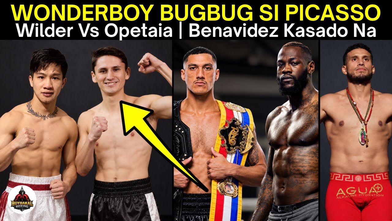 Wonderboy Martin Durugin Si Picasso Official Na | Benavidez Kasado Na | Wilder Vs Jai Opetaia 