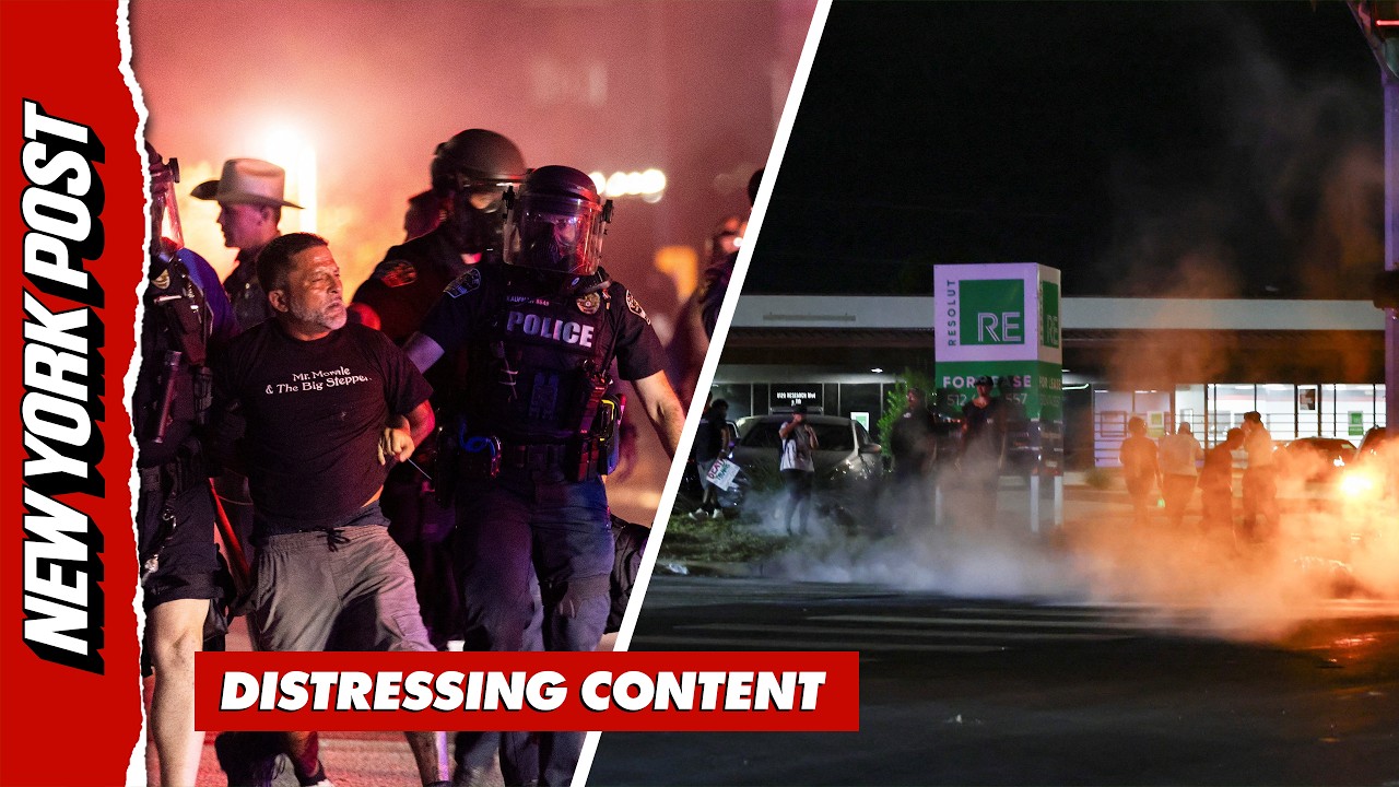 Tear Gas And Pepper Balls Fired At Austin Protesters Following ICE Shooting