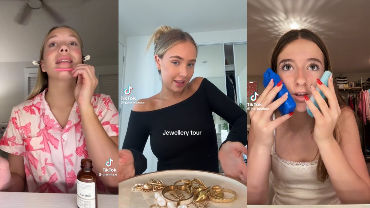 Grwm for School / To Go Out - TikTok Compilation 🪩🍵🧸🍓