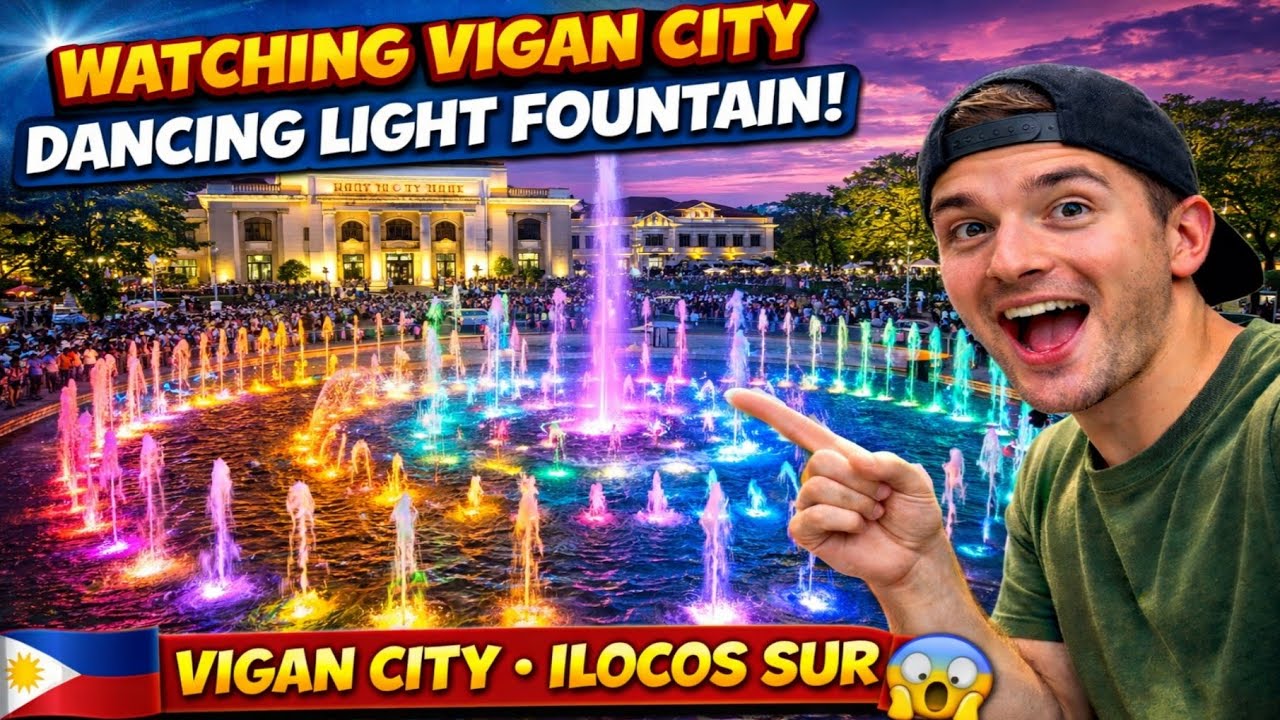 Vigan City's Breathtaking Dancing Fountain Show – A Must-See Experience