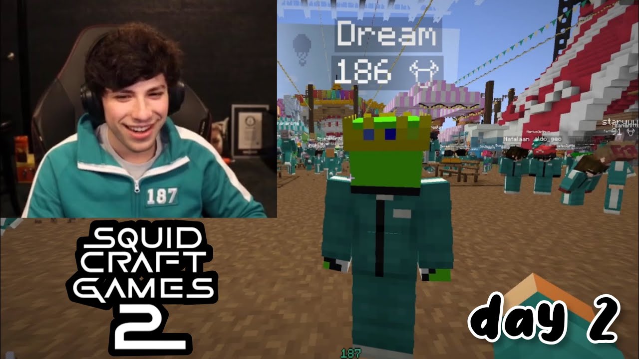 dreamnotfound moments from squid craft games (day 2)