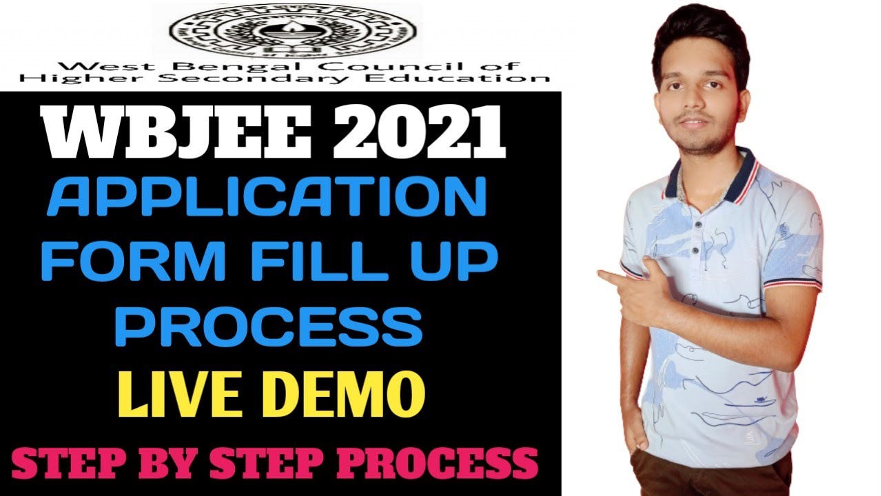 WBJEE 2021  Application Form | LIVE Fill Up Process | Step by Step Process  #wbjee2021