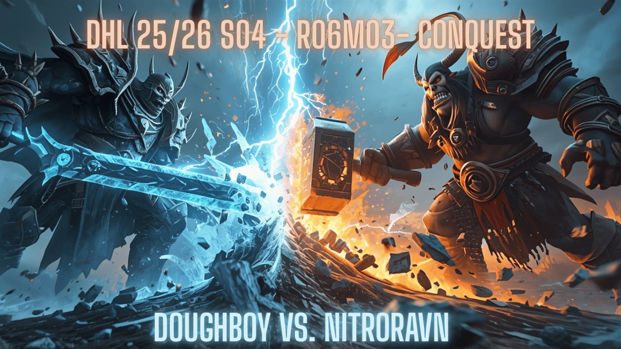 S3 Match 6, Round 3: Doughboy vs. Nitroravn | Death knight vs Shaman | Danish Hearthstone League