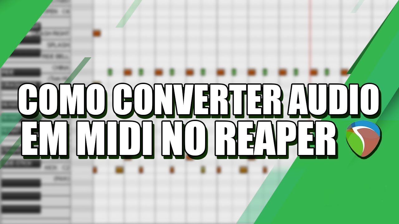 Como Converter Audio em MIDI no Reaper (Passo-a-Passo)