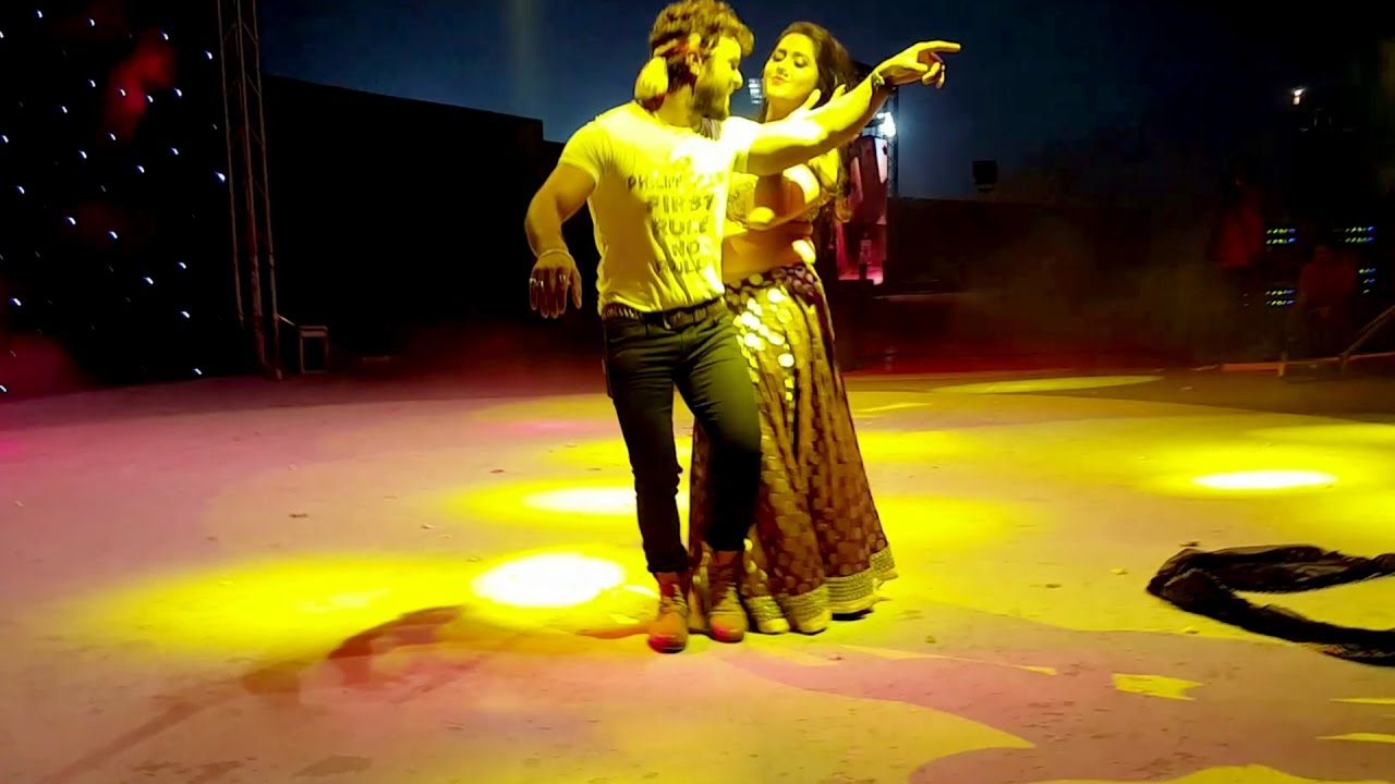Khesari Lal Yadav And Kajal Raghwani ,Ritu Singh - Live Perormance At Doha Qatar - 02.12.2016