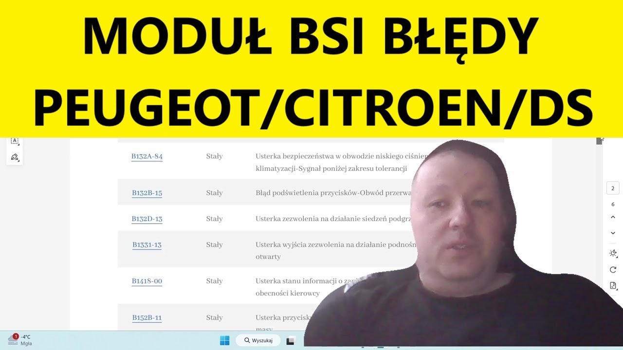 MODUŁ BSI CITROEN/PEUGEOT/DS BŁĘDY USTERKI: DIAGNOSTYKA KOMPUTEROWA AUTA KATOWICE ŚLĄSK 24H/7!