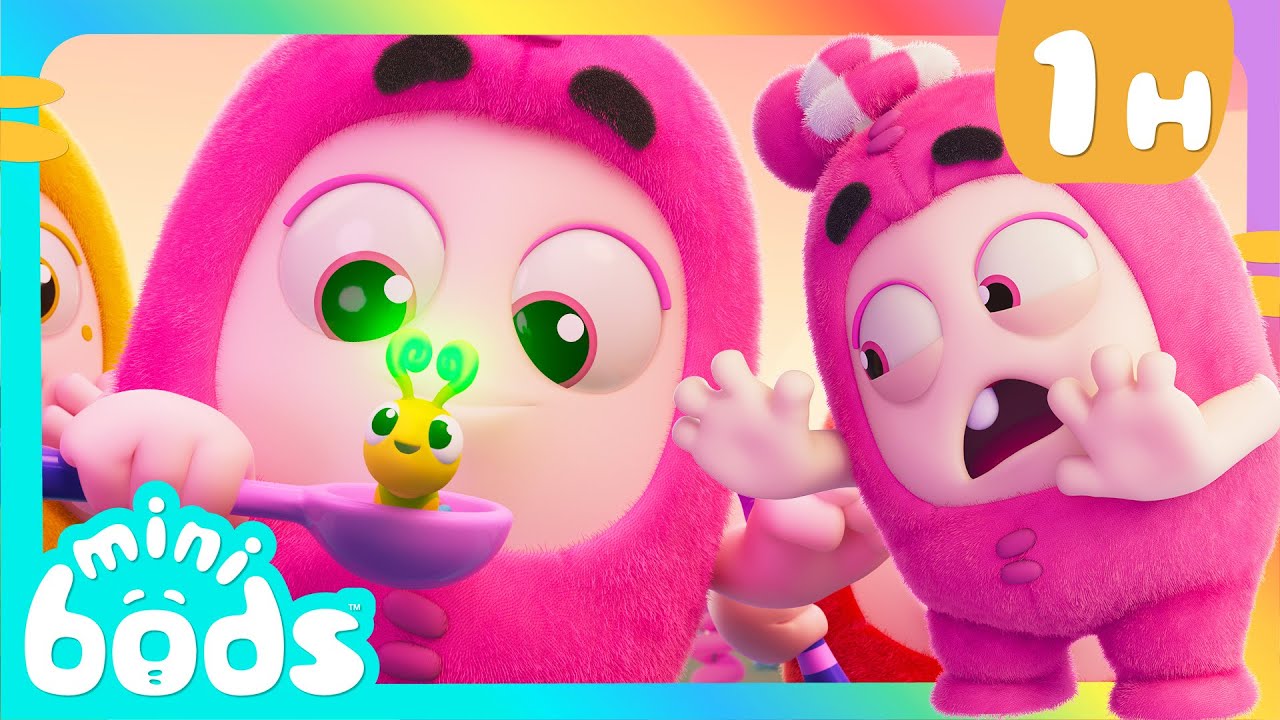 Hungry Caterpillar Attacks! | Minibods | Rob the Robot & Friends - Funny Kids TV