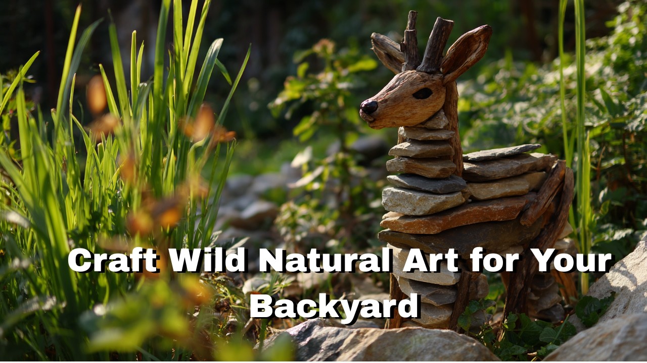 Stone & Branch Sculptures: Craft Wild Natural Art for Your Backyard