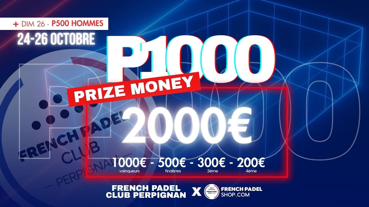 P1000 Messieurs - Open French Padel Club Perpignan - 1/4