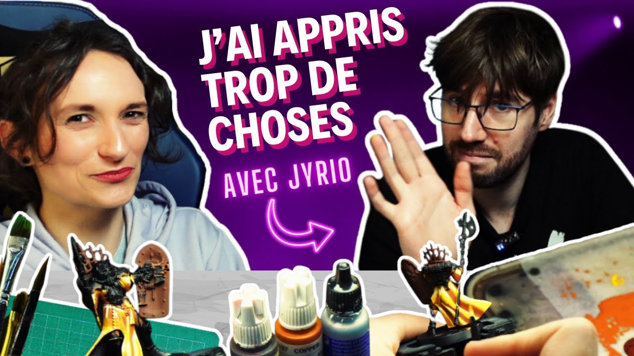 JE PRENDS UN COURS DE PEINTURE AVEC @JyrioDelavida (on bosse sur mes sœurs de bataille !!)
