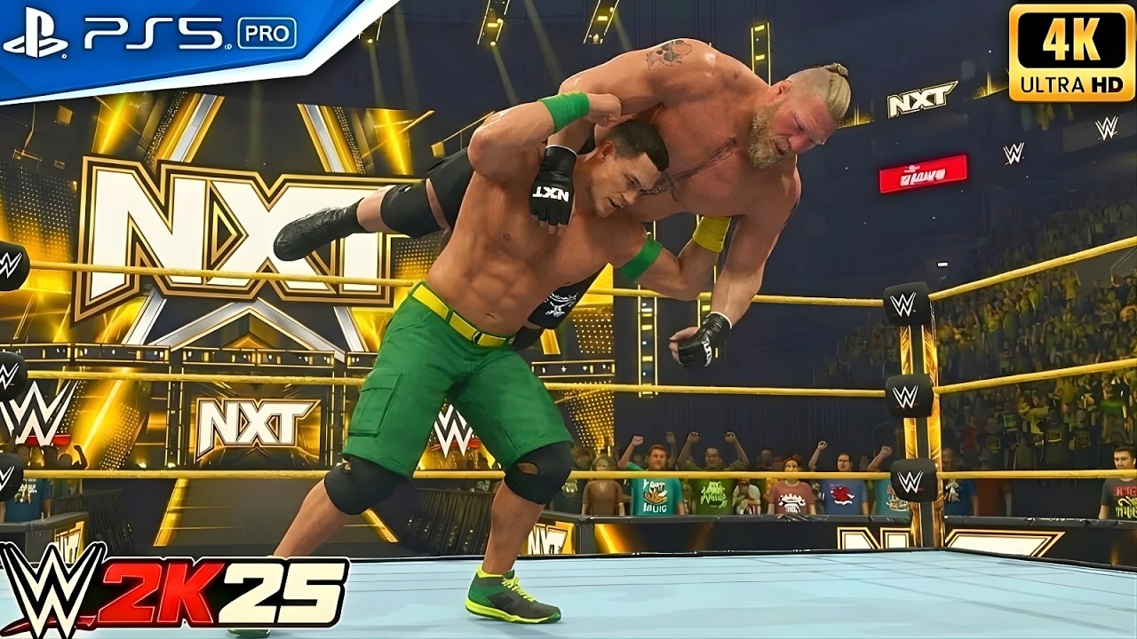 WWE 2K25 | John Cena vs Brock Lesnar | Iron Man Match at NXT