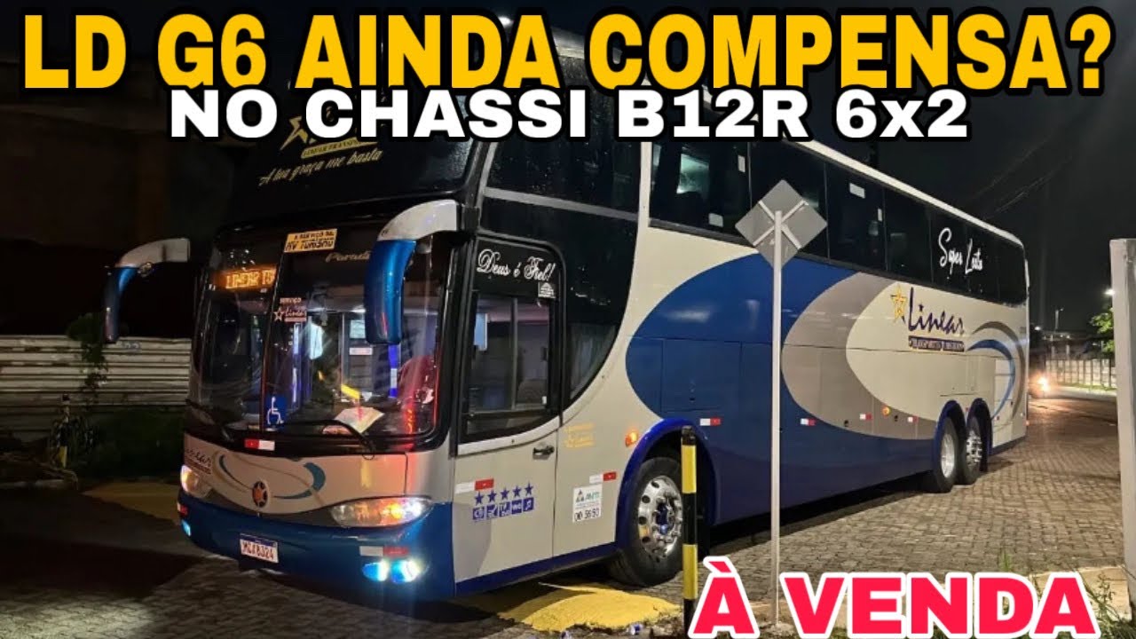 ÔNIBUS LD G6 PARADISO 1550 (LEITO) À VENDA SERÁ QUE COMPENSA?