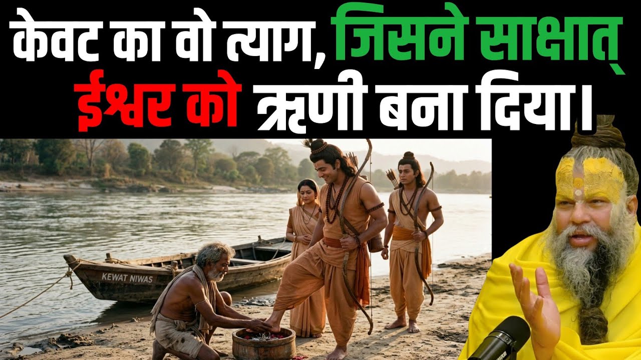केवट की वो ज़िद जिससे भगवान राम भी हार गए! 😱 रामायण का सबसे भावुक सच | Preamanad ji