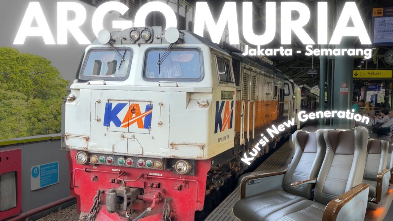 Trip Report Kereta Argo Muria (20A) Gambir - Semarang Tawang | Pemandangan Indah Sawah & Laut‼️