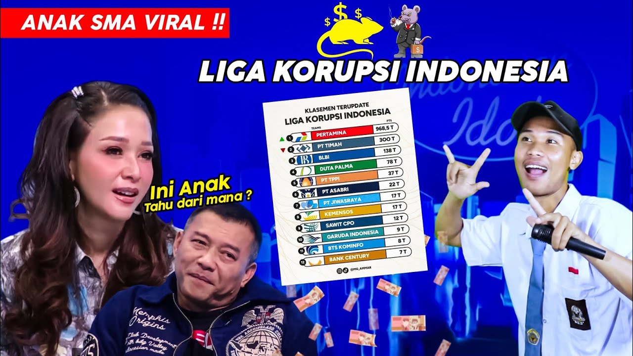 ANAK SMA VIRAL‼️Nyanyi Lagu Liga Korupsi Indonesia di ajang pencarian bakat Indonesia