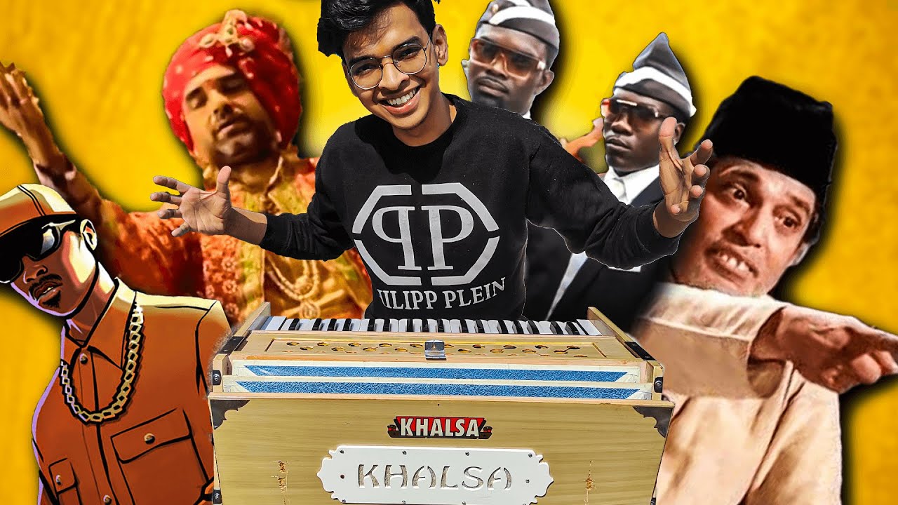 LEARNING MEME SONG IN HARMONIUM 😂| ASHIRWAD PLAYS